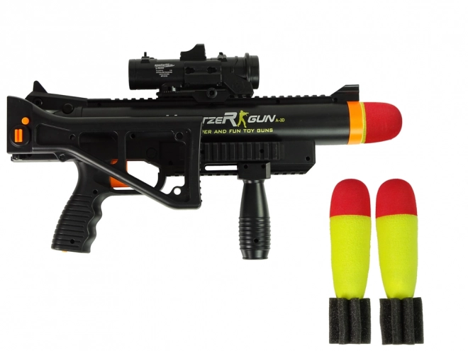 Lance-grenades à fusil avec lampe sonore noire