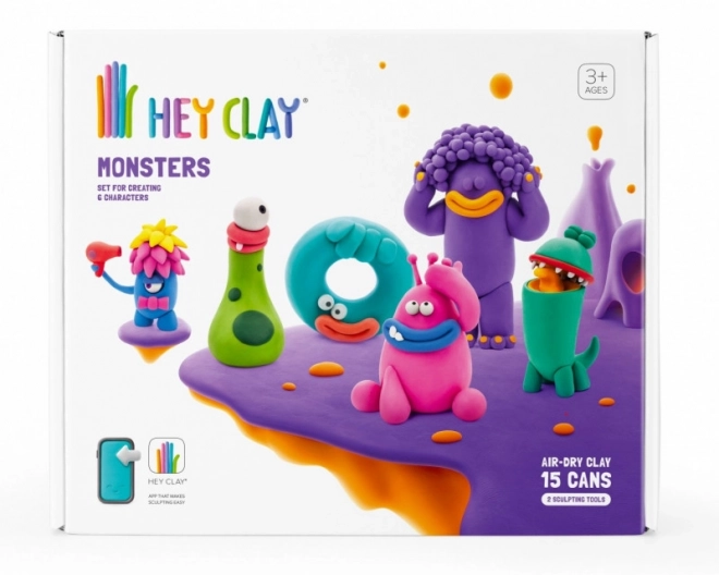 Hej Clay ensemble de plastique Monsters