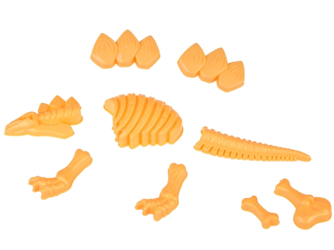 Moules dinosaures et squelette à assembler