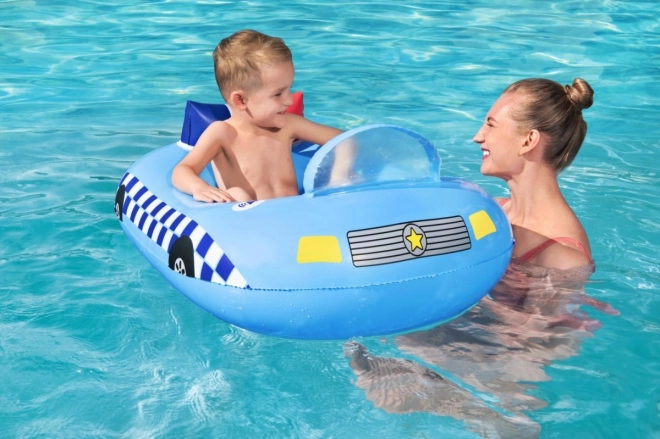 Bateau gonflable voiture de police 97cm x 74cm