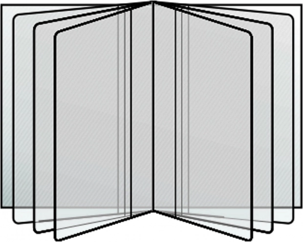 Pochette transparente pour documents 80x115 mm
