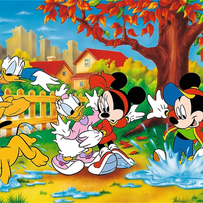 Puzzle Jouer dans les flaques 160 pièces