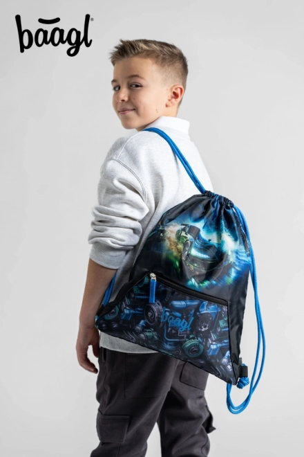 BAAGL Sac avec poche Voiture de course