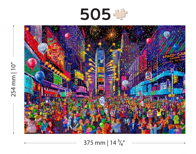 Puzzle en bois Wooden City Silvestre 2 en 1, 505 pièces EKO
