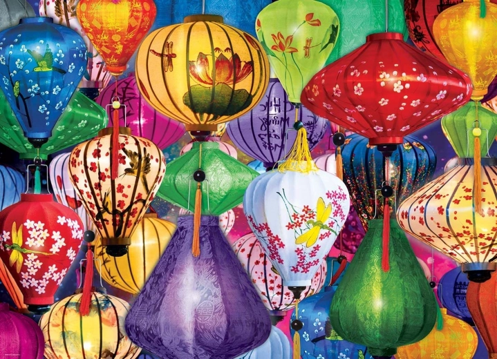 Puzzle Eurographics Lanternes asiatiques 1000 pièces