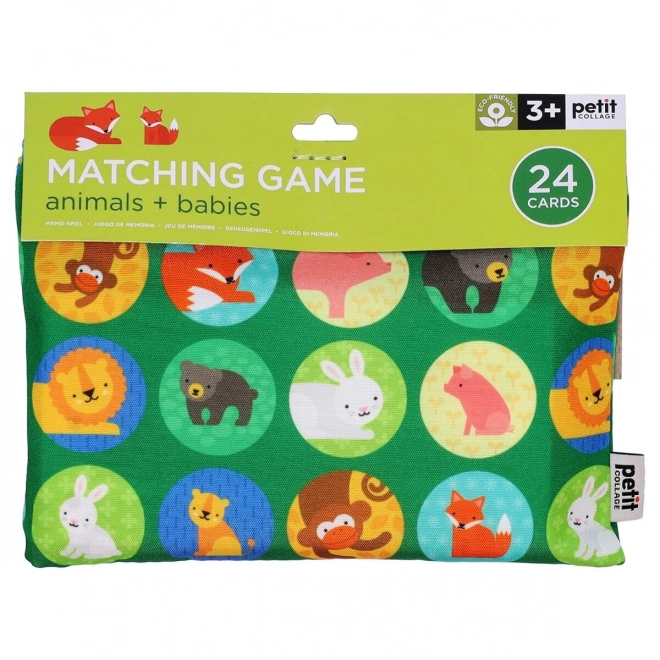 Pexeso avec des animaux et leurs petits