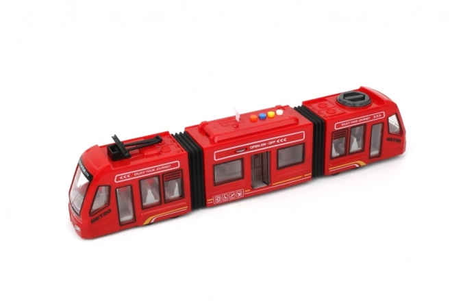 Tramway rouge 1:16 – modèle pour enfants