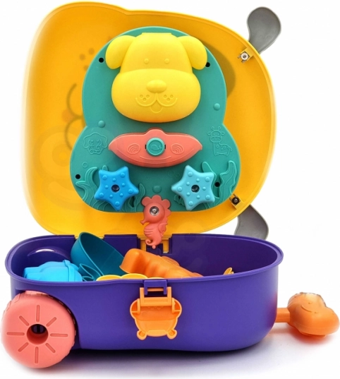 WOOPIE 3v1 Bac à sable d'eau Valise – Chiot