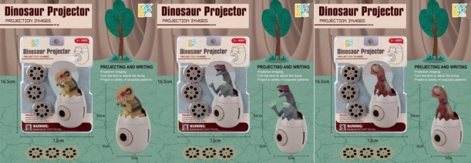Projecteur avec dinosaure 10 cm