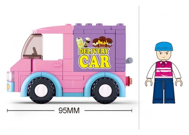 Sluban Girls Dream Town camion de glaces – jeu de construction