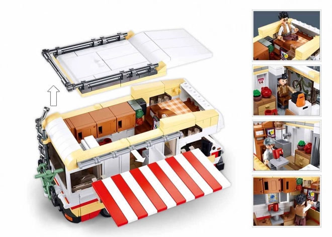 Caravane Sluban à l'échelle 1:35