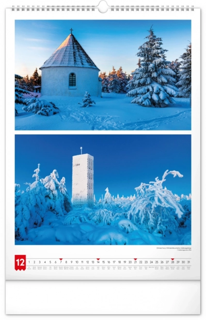 Calendrier mural Ma Patrie 2025, 33 × 46 cm