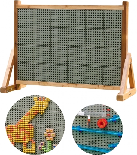 Masterkidz Tableau en bois XXL Mur scientifique créatif STEM extérieur