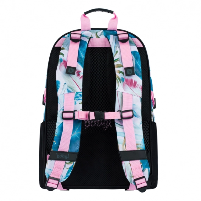 Sac à dos scolaire BAAGL Skate Leafs