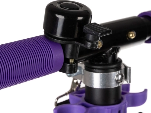 Trottinette de ville pliable pour enfants avec grandes roues (200 mm) – violette