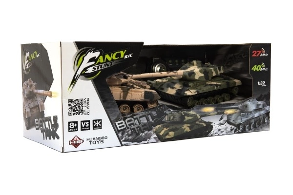 Bataille de chars modèles RC avec pack rechargeable