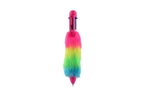 Stylo en peluche coloré avec pompons Teddies