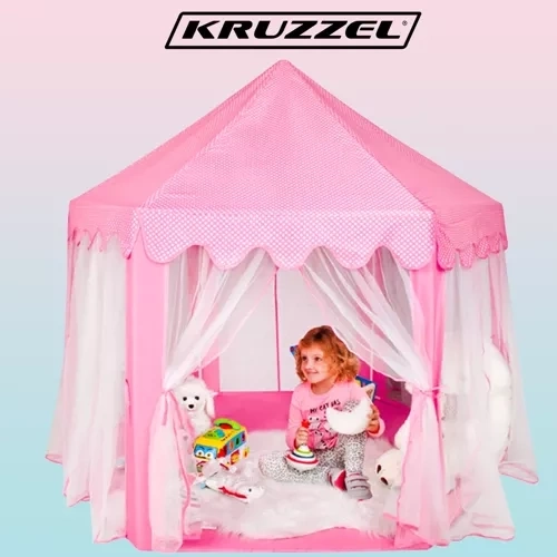 Kruzzel tente enfant rose 23869