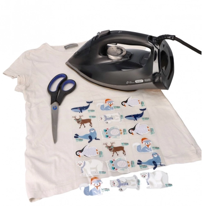 Patchs thermocollants papillons arc-en-ciel