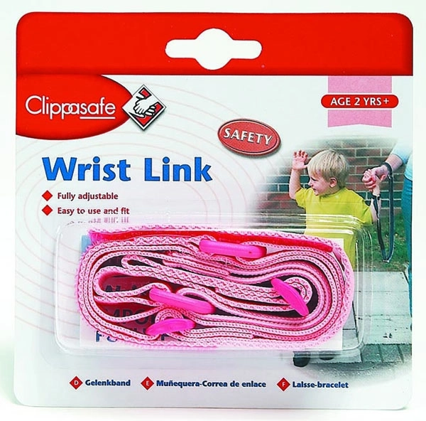 Laisse de poignet pour enfant, Rose