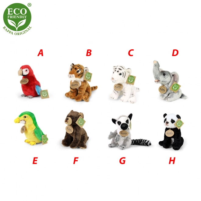 Animaux exotiques en peluche 15 cm Eco-friendly