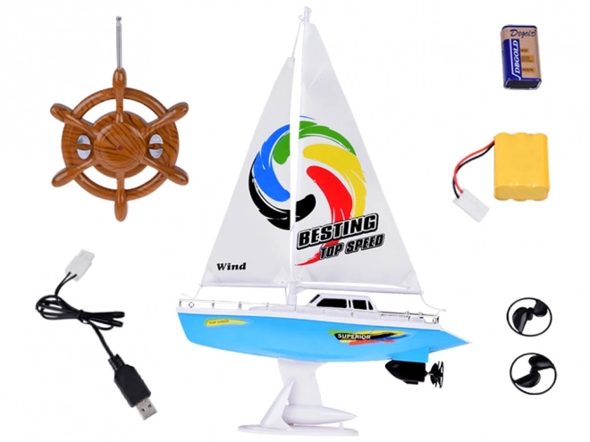 Bateau de plaisance télécommandé amusant pour enfants