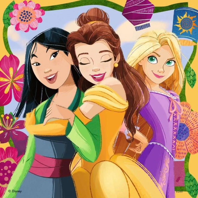 Puzzle Ravensburger Disney : Princesses de contes de fées 3x49 pièces