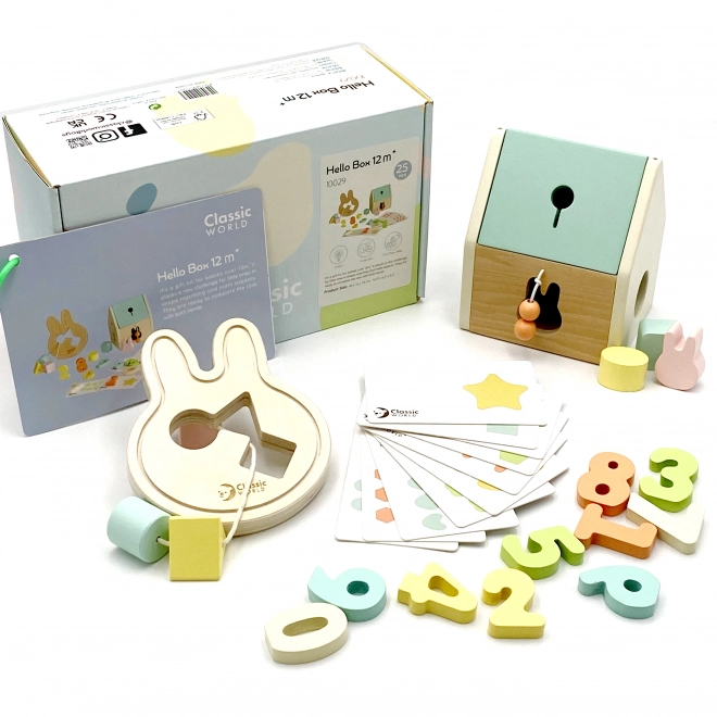 Jeu de construction pastel Classic World pour enfants 12-18 mois