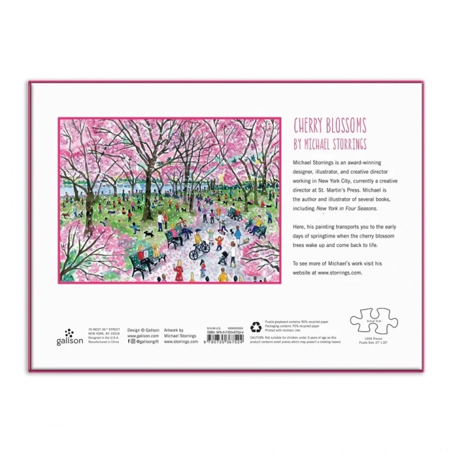 Puzzle Galison Fleurissant cerisier 1000 pièces