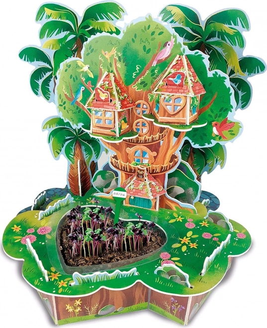 2-en-1 : construis une cabane dans l’arbre et cultive ton propre jardin