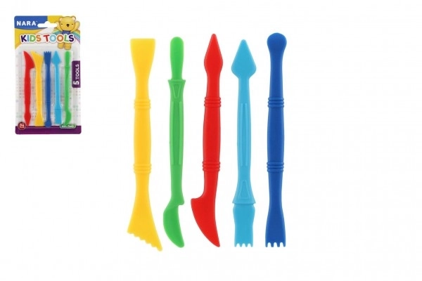 Ensemble d'outils de modélisation en plastique Nara 5 pièces
