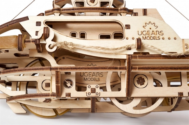 Ugears puzzle 3D - Remorqueur 169 pièces