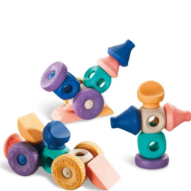 Woopie cubes sensorielles pour enfants, jeu de construction 13 pièces