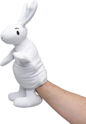 Bob et Bobek — marionnette peluche Lapin Bobek 35 cm