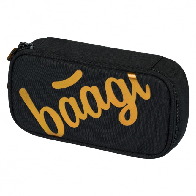 ENSEMBLE BAAGL 3 Pièces Métallique Bronze: sac à dos, trousse, sac