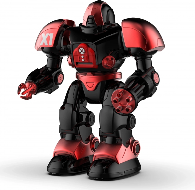 Robot télécommandé avec disques tireurs