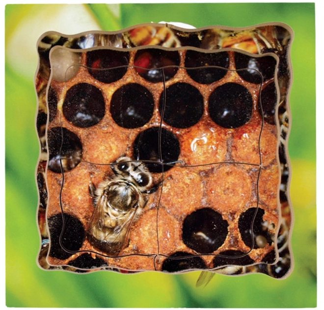 Just Jigsaws 600 Abeille – puzzle en bois superposé