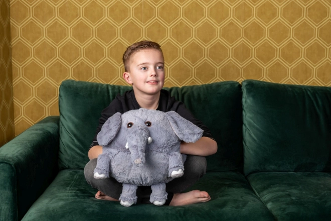Coussin chauffant en peluche Éléphant 3 en 1 de Cozy Noxxiez