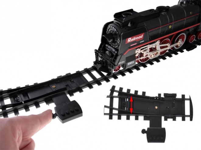 Train électrique 185x99cm la fumée s'évapore effet sonore RC0622