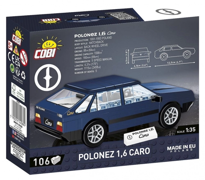 Modèle Polonez Caro en briques 1:35 par COBI