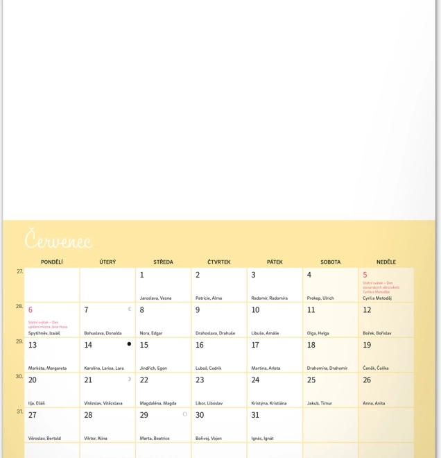 Calendrier familial créatif 2026