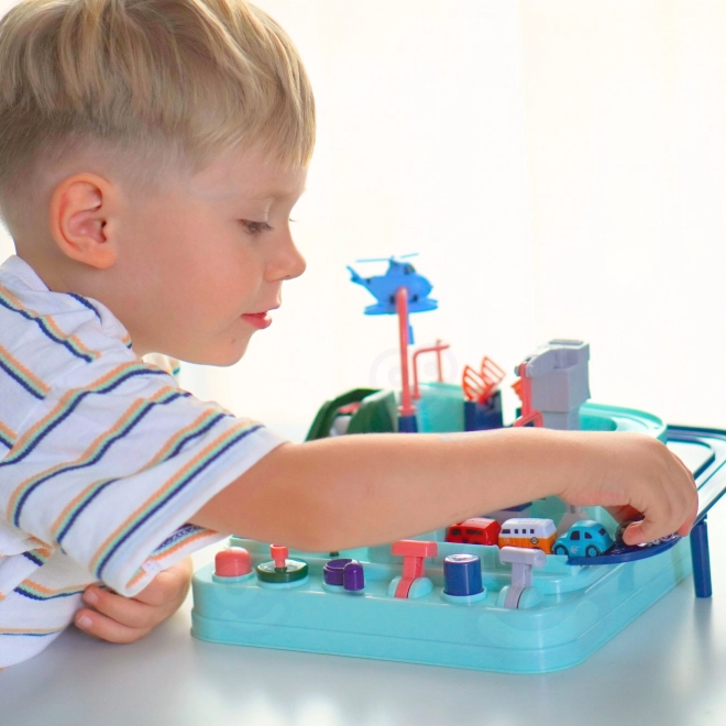 Woopie Circuit de Voiture Interactif Aventures Aut