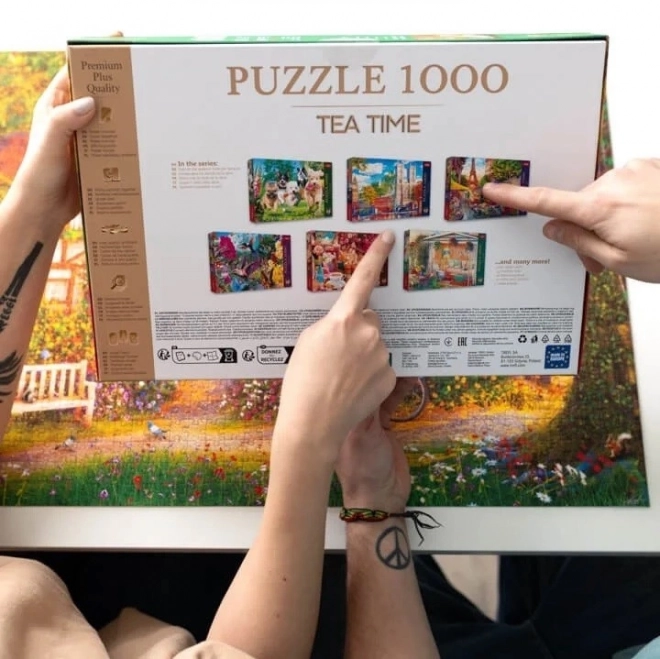 TREFL Puzzle Premium Plus Tea Time : Gare 1000 pièces