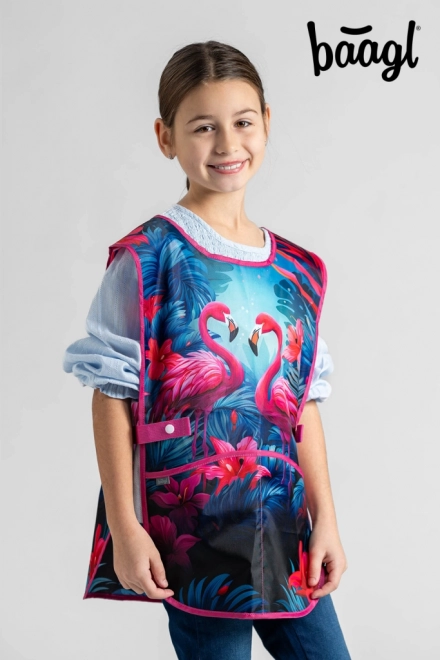 BAAGL Tablier pour enfants Flamants roses