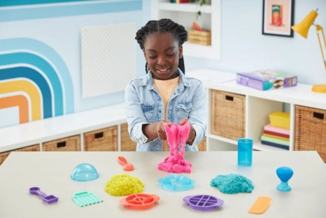 Sable cinétique jeu ultime avec outils