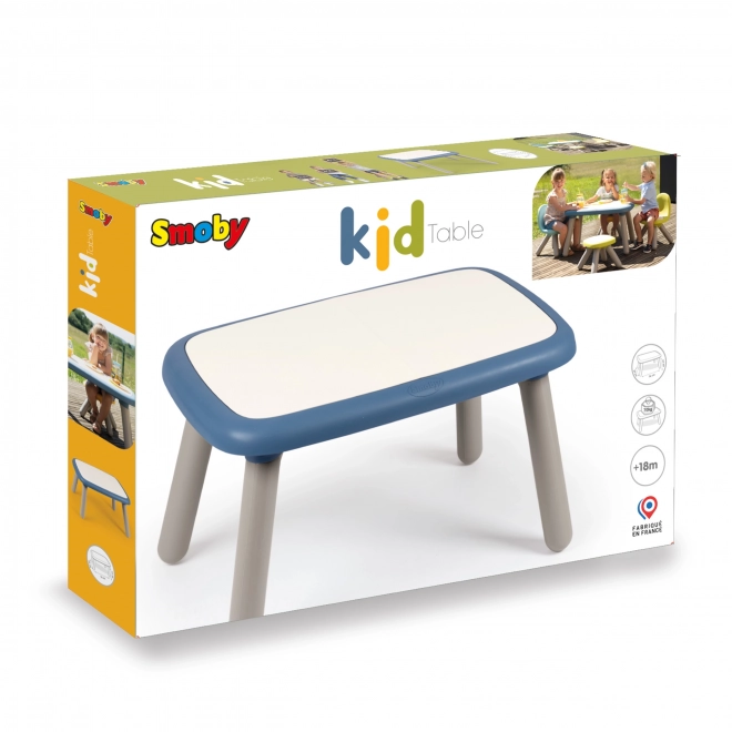 Table de jardin pour enfants bleue Smoby