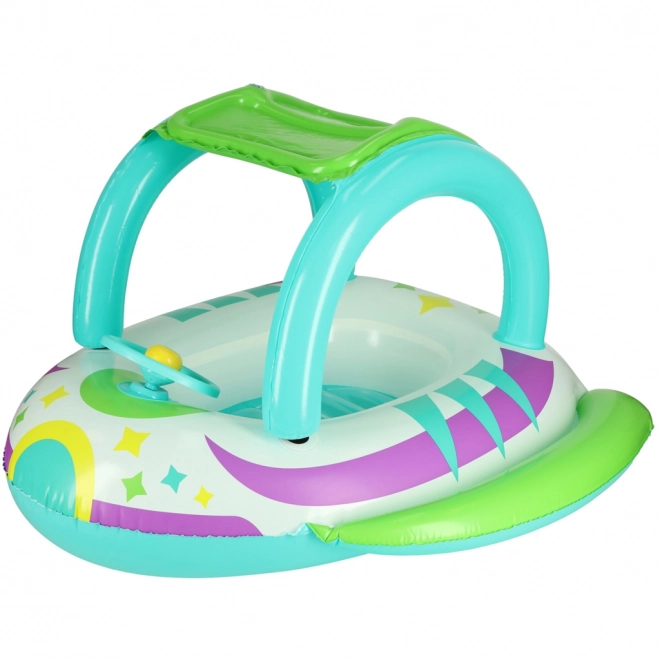 Bateau gonflable pour enfants avec volant et pare-soleil Bestway