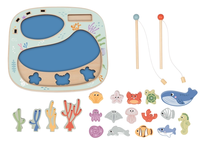 Jouet de pêche Tooky Toy Montessori