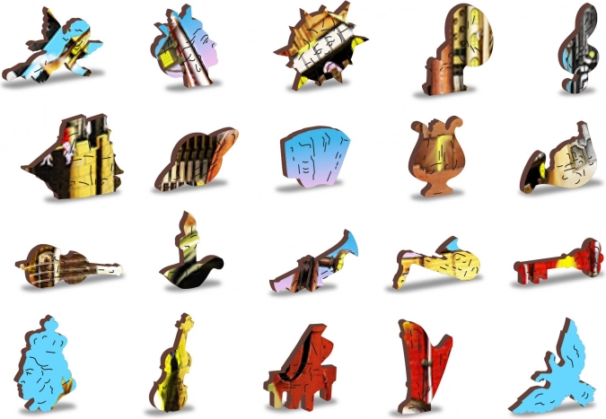 100 pièces de forme unique