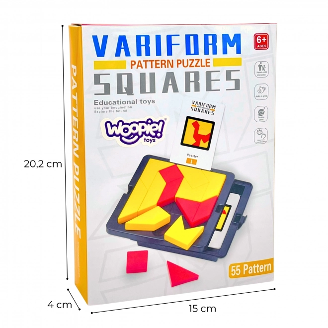 Jeu de Logique Tangram de Poche par WOOPIE